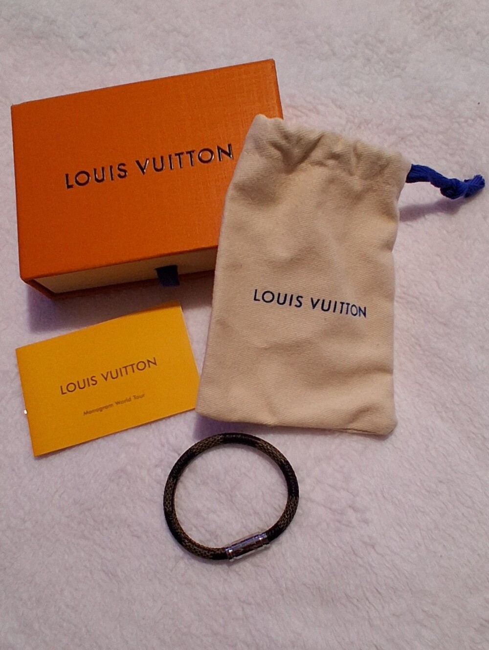 Louis Vuitton Brown/Silver Bracelet